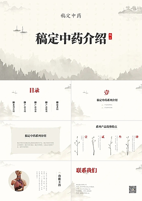 中医药医疗保健产品介绍PPT