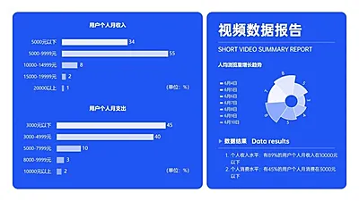 短视频用户收入分析条形图