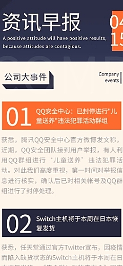 早报头条新闻资讯报告指南攻略长图