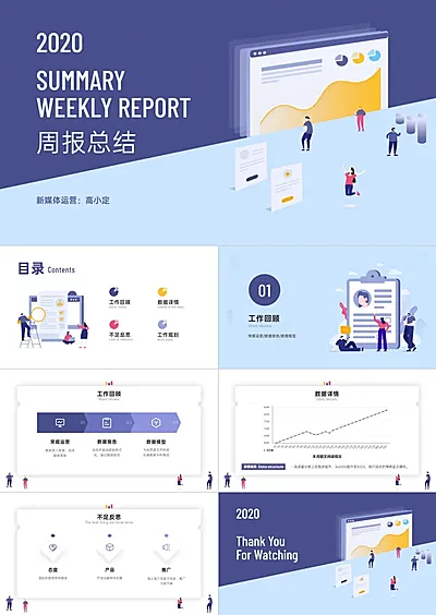 品类运营周报总结PPT