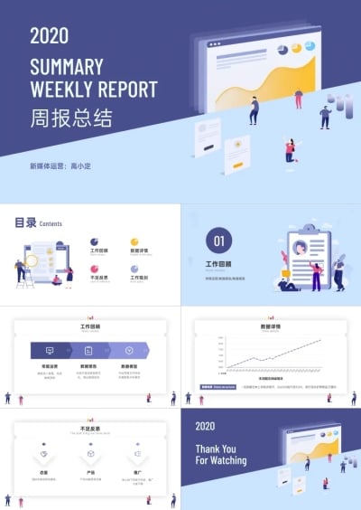 品类运营周报总结PPT