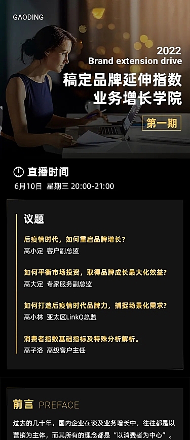 直播预告回顾报告咨询简报文章长图