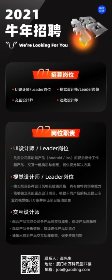 牛年招聘企业科技合伙人招募预览效果