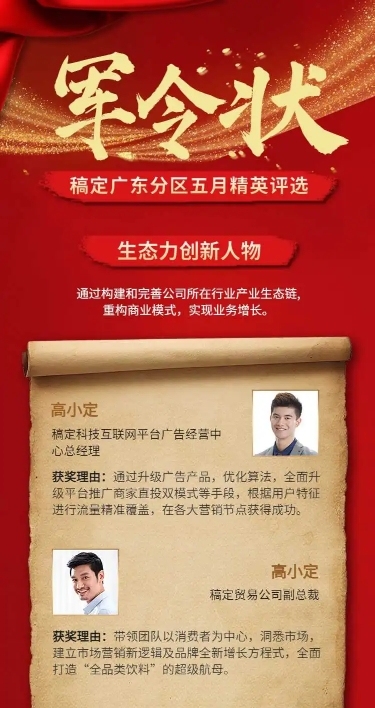 H5长页军令状喜报表彰排版复古风