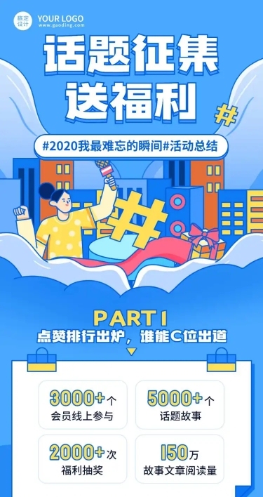 活动总结话题征集一图看懂文章长图