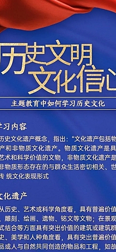 历史文化知识科普学习长图海报