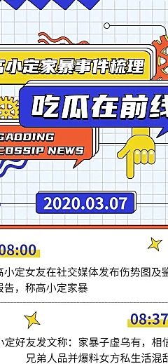 一图读懂时间线长图公告娱乐吃瓜