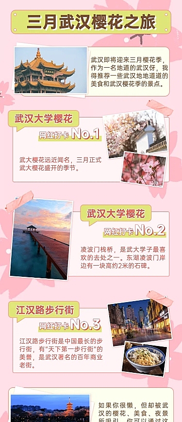 旅游出行攻略指南实景长图海报