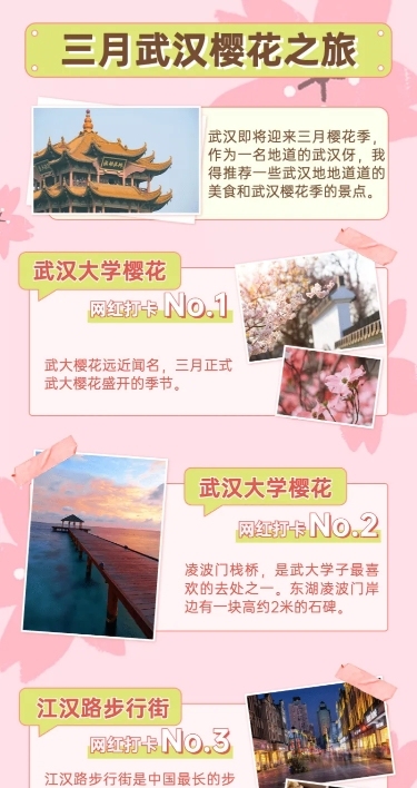 旅游出行攻略指南实景长图海报