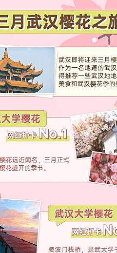 旅游出行攻略指南实景长图海报