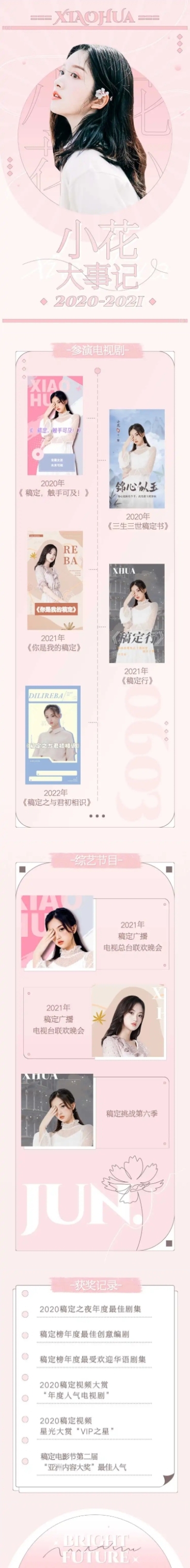 清新梦幻风影视剧宣传活动公告长图预览效果