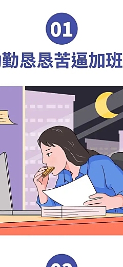 打工人劳动者吐槽话题长图条漫