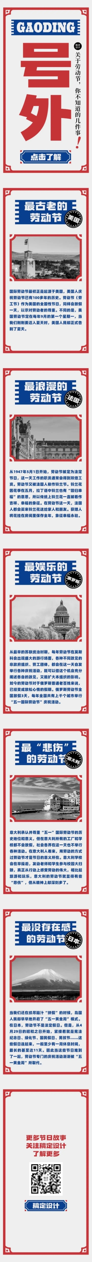 劳动节知识科普文章长图预览效果