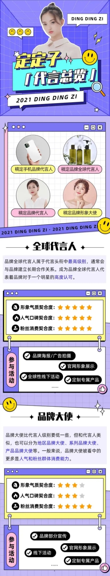 简约清新风影视剧宣传活动公告长图预览效果