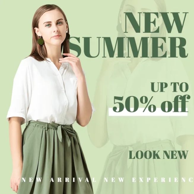 时尚跨境电商女装直通车主图预览效果