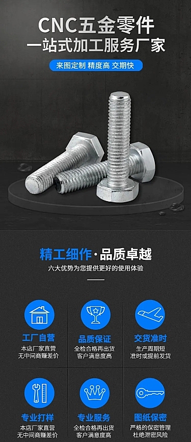 五金机械零配件螺丝详情页