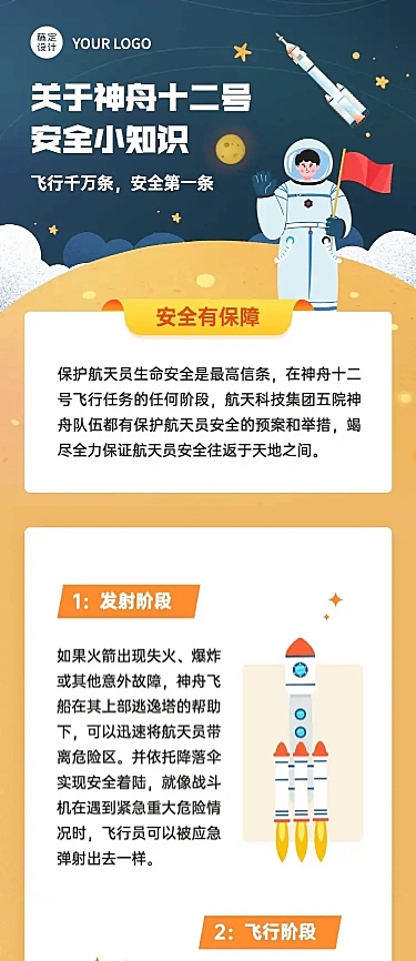 神舟十二号知识科普文章长图