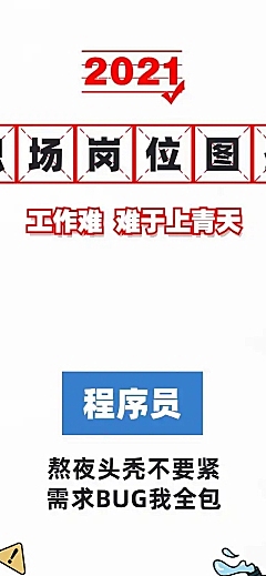 职场员工图鉴趣味长图条漫