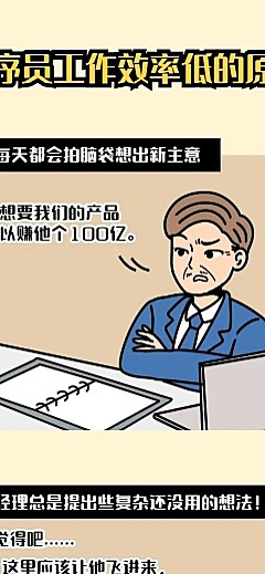 职场程序员工作趣味长图条漫