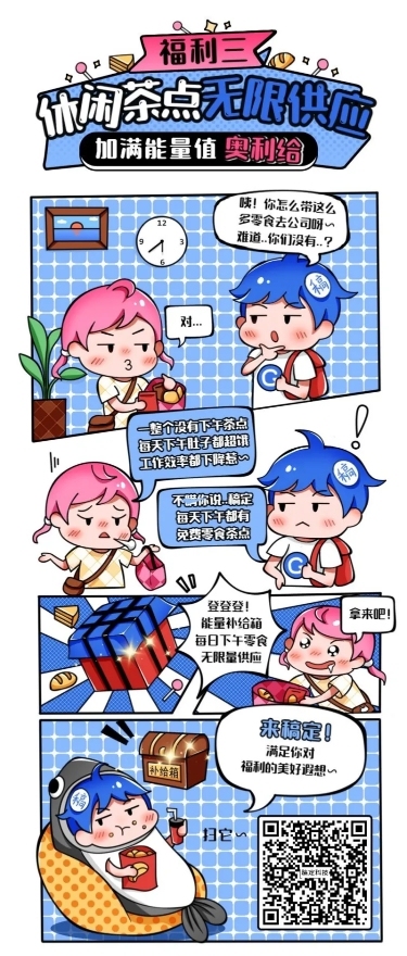 企业商务求职招聘卡通长图海报