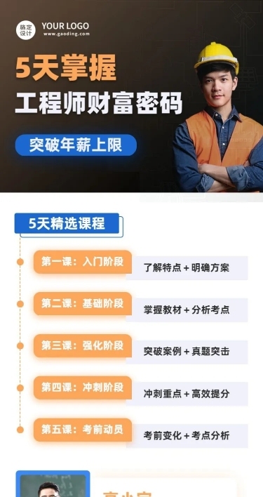 工程师资格考证课程招生长图海报