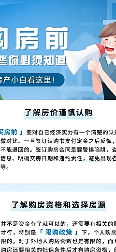 购房知识科普长图海报
