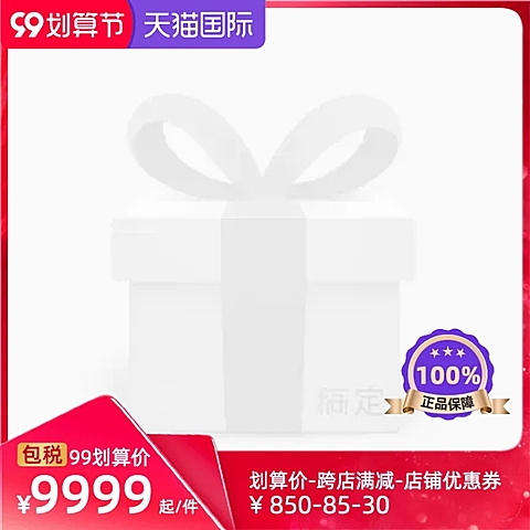 商品零售天猫国际99划算节满减简约主图图标