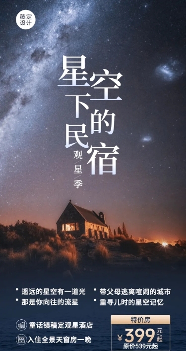 旅游出行产品营销实景长图海报