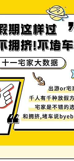 H5长页十一国庆节市场调研数据报告