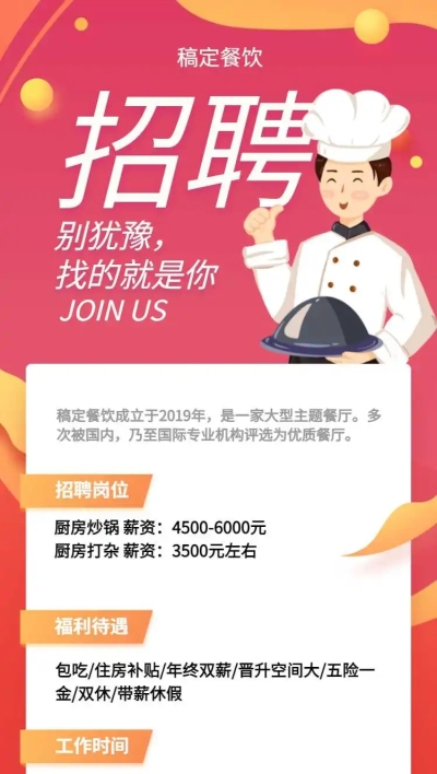H5翻页招聘餐饮美食营销推广