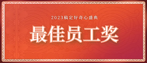 创意脑洞员工颁奖KT板
