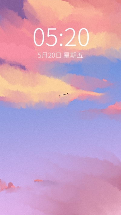 日系清新可爱天空可爱手绘手机壁纸