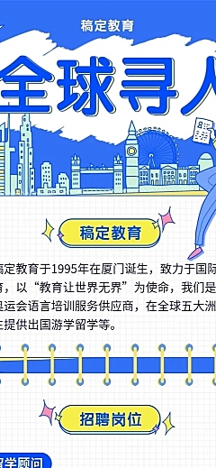 全球招人招聘长图