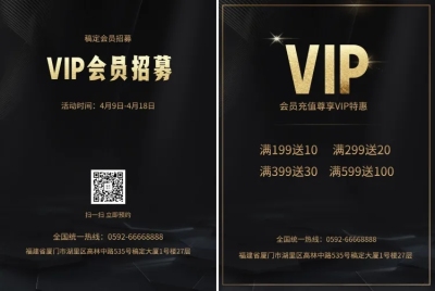 vip招募宣传单