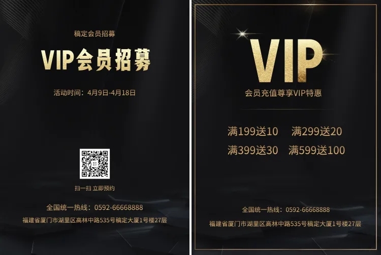 vip招募宣传单预览效果