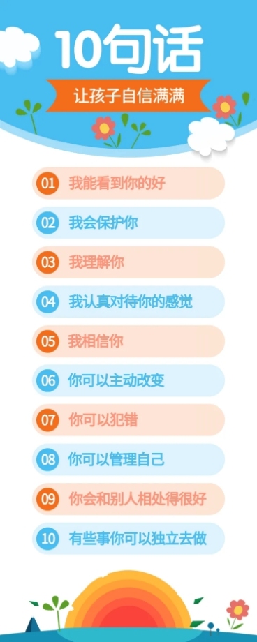 母婴亲子教育百科常识长图展示预览效果