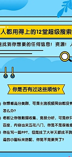 超级搜索术长图海报