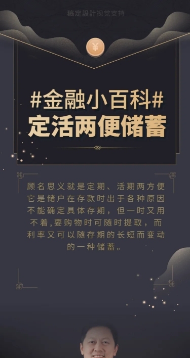 商务金融银行储蓄百科知识海报