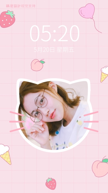 可爱清新女生壁纸预览效果