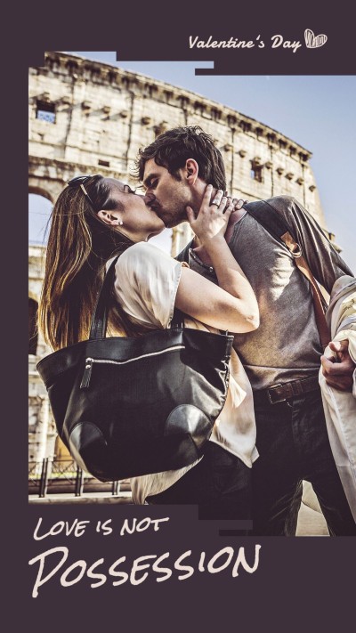 Simple Sunlight Couple Kiss Dates Momen Record story