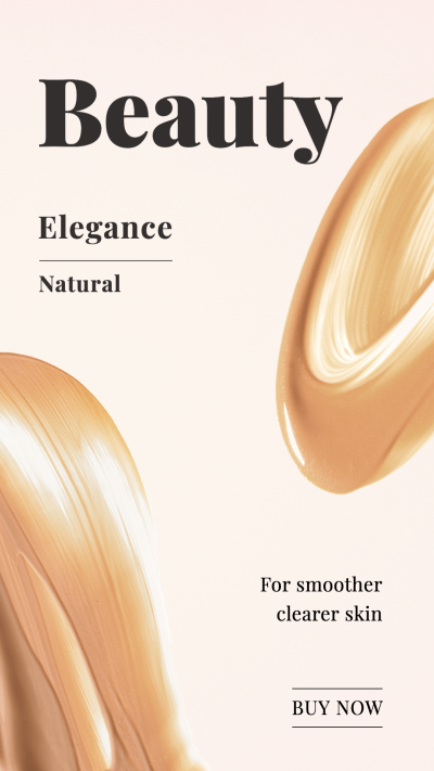 Beauty Skincare Personal Care Cosmetic Product Promo Ecommerce Story