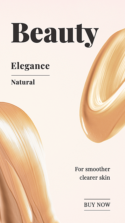 Beauty Skincare Personal Care Cosmetic Product Promo Ecommerce Story