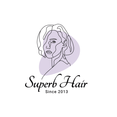 Minimalist Style Hair Services Logo Image
