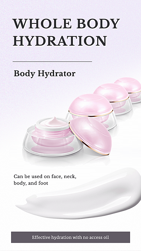 Body Hydrator Skincare Personal Care Product Promo Ecommerce Story