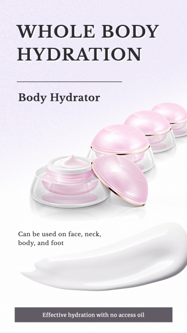 Body Hydrator Skincare Personal Care Product Promo Ecommerce Story