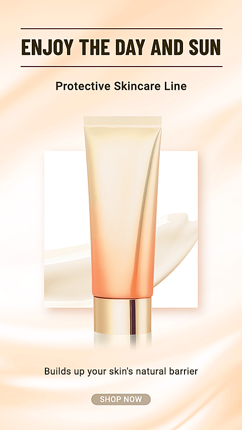 Sunscreen Skincare Personal Care Beauty Cosmetics Product Promo Ecommerce Story