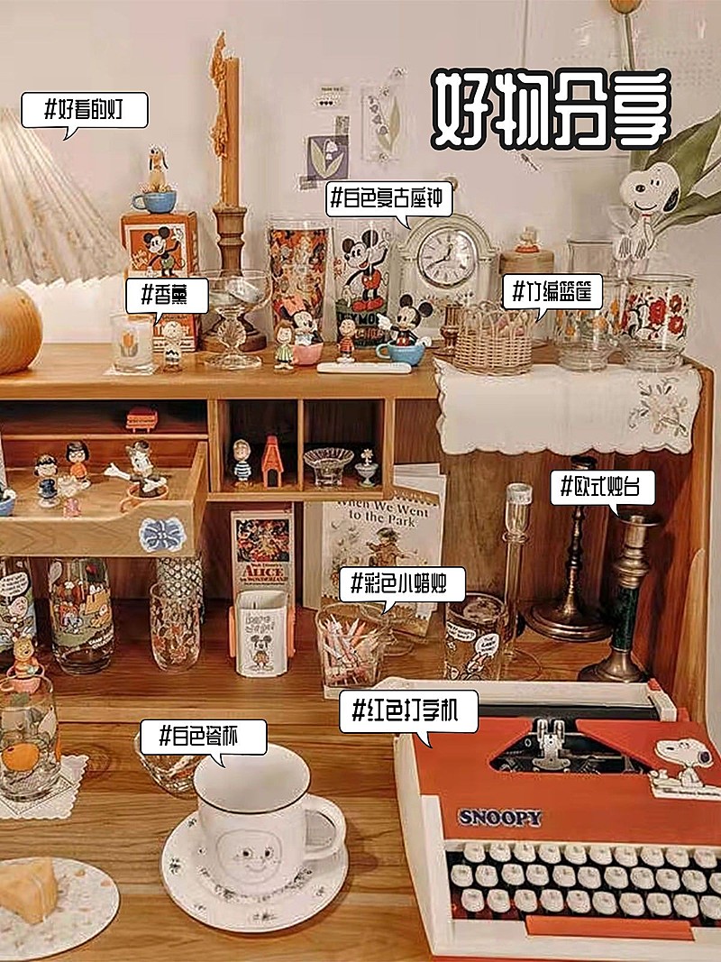 日常晒物分享通用简约风plog模板