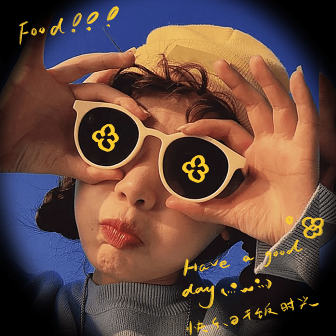 玩法鱼眼手写字自拍涂鸦胶片风plog模板预览效果