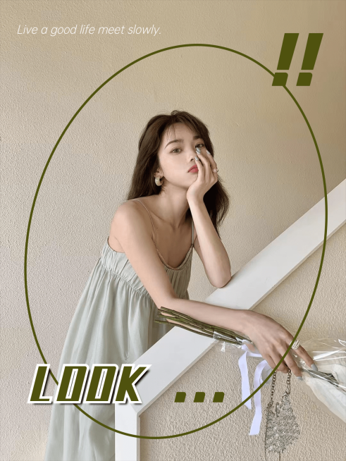 Ootd出游穿搭攻略简约风plog模板预览效果