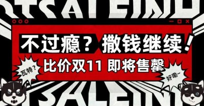 双十一返场海报